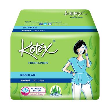 jual kotex fresh liner aloe vera liners 20 pads jual kotex fresh liner aloe vera liners 20 pads