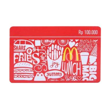 Jual Voucher Center Voucher Mc'Donalds [Rp.200.000] Online 