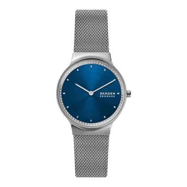 Jam Tangan Wanita Skagen Freja SKW3028 Ladies Blue Dial Mesh Strap