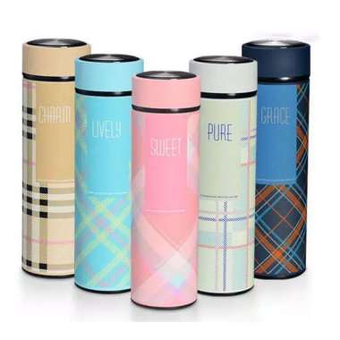 TERMOS AIR NIAGARA SAKURA LIFE PANAS MOTIF KOTAK BATIK 500ml VACUM