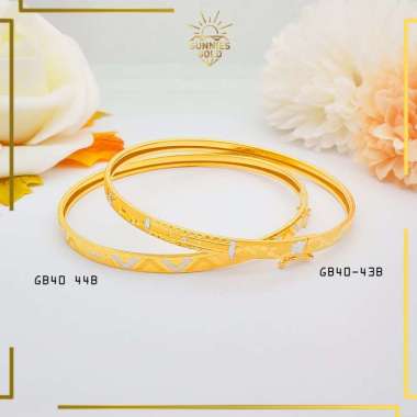 GELANG KERONCONG WANITA EMAS ASLI KADAR 6K (300) & 16K (700) GELANG EMAS MUDA DAN EMAS TUA KERONCONG