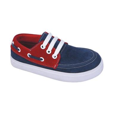 Jual Syaqinah 56 Sepatu Sneakers Anak Laki-laki - Navy 