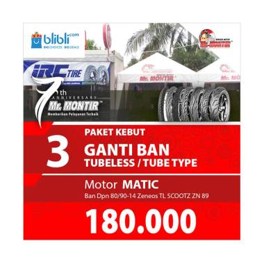 Jual Mr Montir Paket Kebut Motor Matic Ganti Ban Zeneos TL 