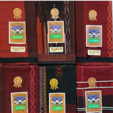 Al Azhar Harum Merah Sarung Pria Dewasa - Promo Diskon Flash Sale - Sarung Samarinda - Perlengkapan 