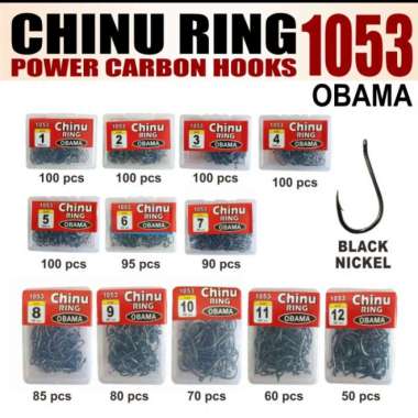 pancing mata kail pancing isi banyak Obama 1053 per 1pak kecil ukuran 8