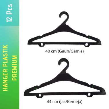HANGER PLASTIK/GANTUNGAN BAJU PLASTIK LAUNDRY 40 Cm