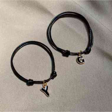 Nyamannya - Gelang Huruf Inisial Alpha Series J