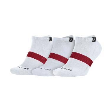 Jual Nike  Jordan Drifit No Show 3PPK Putih  Kaos  Kaki  