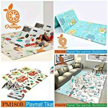 TIKAR BAYI/TIKAR ANAK ANAK MURAH/PLAYMAT ANAK TEBAL/KARPET ANAK - 150X200X0.8CM 100 % ORIGINAL Multi