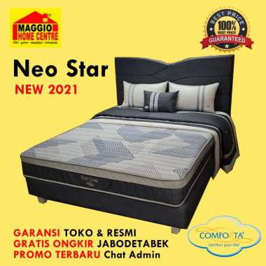 KASUR SPRINGBED COMFORTA 2021 - MATRAS SPRINGBED NEOSTAR - COMFORTA FULL SET 160 x 200
