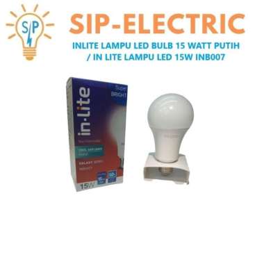 INLITE LAMPU LED BULB 15 WATT PUTIH/ IN LITE LAMPU LED BULB 15W INB007