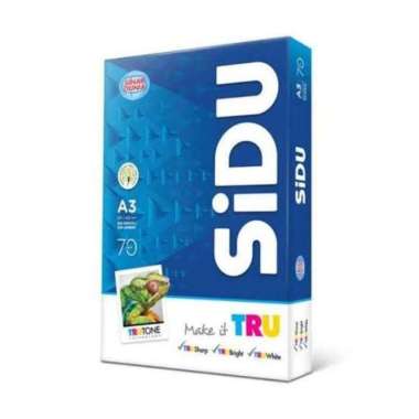Kertas fotokopi HVS A3 70 gr 70 gsm 70gsm 70gram SIDU