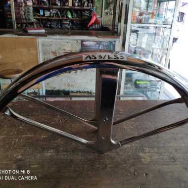 Spakbor Depan Yamaha LS3 AS3 Original Yamaha Japan Chrome