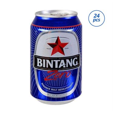 Bintang Zero Minuman [330 mL/ 24 Kaleng/ Karton]