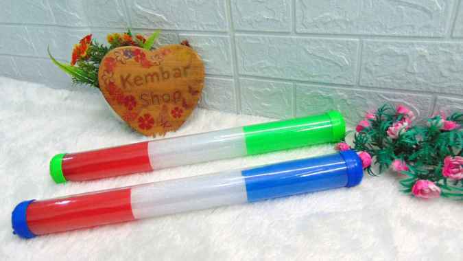 A018A JUMBO! Colour Stick Stik Lampu bisa nyala kelap kelip 44cm Warna Random