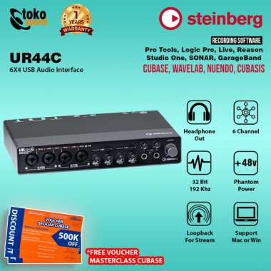 Jual Steinberg Ur24c - 2in/4out USB-C Audio Interface 32-bit