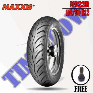 Ban Belakang Motor HONDA NEW SCOOPY - YAMAHA FREEGO // MAXXIS M922R 110/90 Ring 12 Tubeless