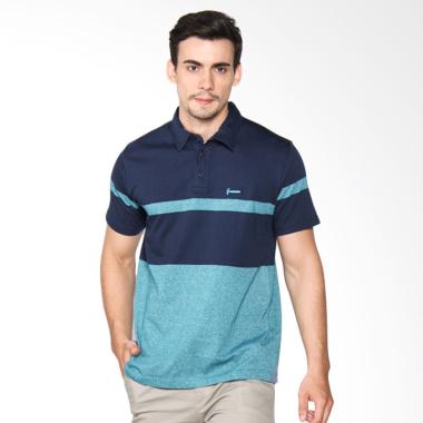 Jual Hammer  Stripe Kaos  Polo  Pria Dark Blue H Blue 