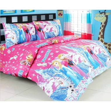 jual ellenov motif frozen castle katun set sprei pink harga kualitas terjamin jual ellenov motif frozen castle katun set sprei pink harga kualitas terjamin