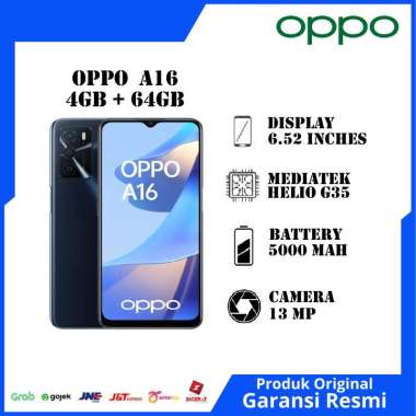 Jual Oppo A16 2021 4 64 September 2022 - Garansi Resmi & Harga Murah