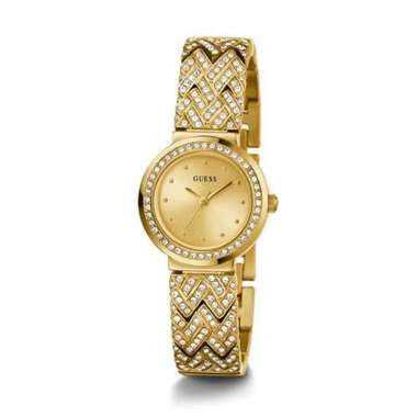 Jam Tangan Wanita Guess - Guess Ladies Watch Gold Treasure - GW0476L2