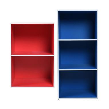 Jual Paket Belajar ZYO  Rak  2 Susun Merah Rak  3 Susun 