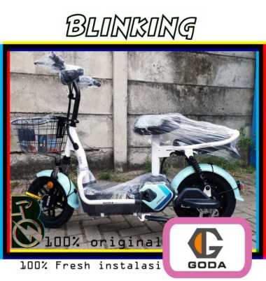 Jual Sepeda Listrik Merk Goda 350 Watt Terlengkap & Original - Harga