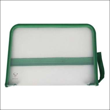EAGLE Zipper Bag F4 / Map Zipper / Map Tas 2 Kancing / Map Plastik Resleting / Map Resleting Jaring 