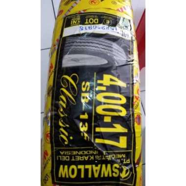 Paketan Ban SWALLOW 400-17 SB 135 CLASSIC JAPSTYLE DAN BAN DALAMNYA