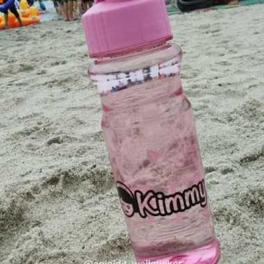 Stiker Sticker Label nama penamaan alat gelas botol anak karakte tahan