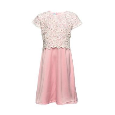 Jual Versail Kids Junior Dress Kombinasi Brukat Rantai