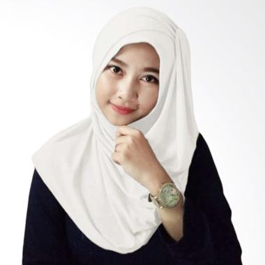 Jual Hijabku Murah Hana Ceruti Hijab Instan - Putih Online 