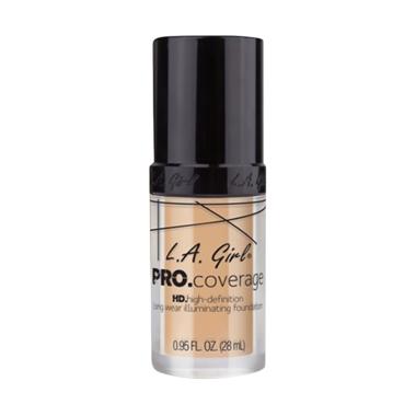 Jual LA Girl Pro Coverage Illuminating Foundation - Beige