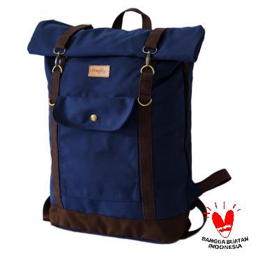 Jual Firefly Raven Navy Roll Top Laptop Tas Ransel Online