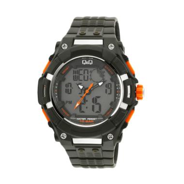 Jual Q&Q Analog GW80J004Y Tali Rubber Jam Tangan Pria 