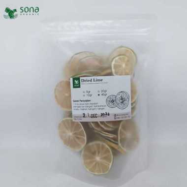 Dried lime 40gr - Slice Jeruk Nipis kering iris - Sona