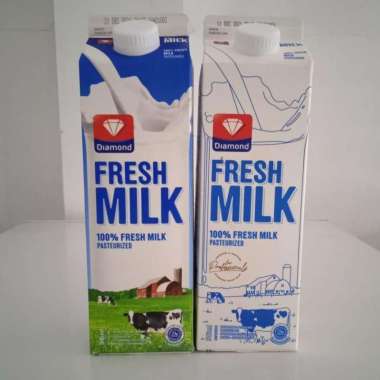 Jual Susu Diamond 1 Liter Fresh Milk Murah - Update Harga Grosir Hari