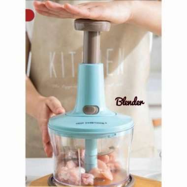 Blender Penggiling Daging Manual Chopper Pencacah Bumbu Serbaguna