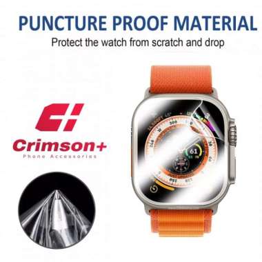 PELINDUNG JAM APPLE WATCH ULTRA HYDROGEL SCREEN PROTECTOR FULL NON GLASS HD CLEAR