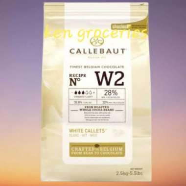 callebaut white chocolate couverture 100gr