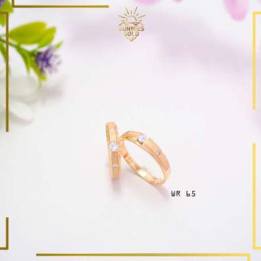 CINCIN KAWIN EMAS ASLI KADAR 8K / 375% CINCIN TUNANGAN CINCIN COUPLE EMAS MODEL BARU WEDDING RING WR