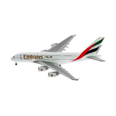 Jual Herpa Miniatur Pesawat Emirates Airbus A380 Diecast 