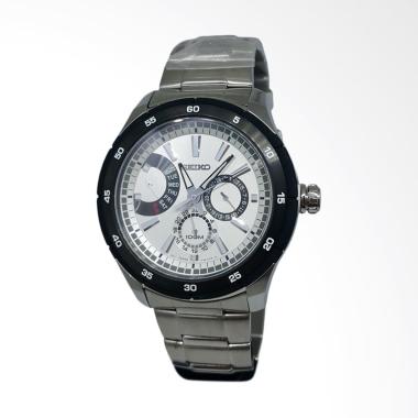 Jual Seiko Analog Tali Rantai Jam Tangan Pria - Hitam 