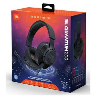 JBL Quantum 200 Wired OverEar Gaming Headset with Flip Up Mic ORIGINAL