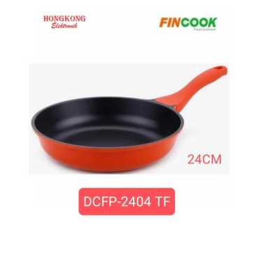 CERAMIC DEEP FRY PAN FINCOOK DCFP-2404 TF [24 CM] | BAHAN TEFLON |