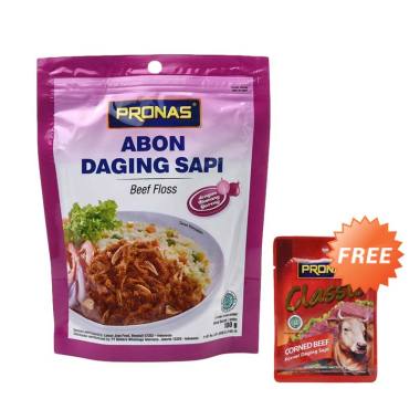Jual Pronas Union Beef Floss Makanan Instan 100 g + Free ...