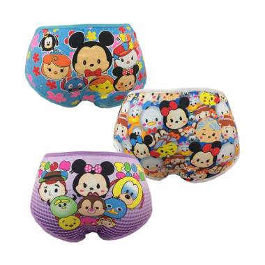 Jual Bananana Celana Dalam Anak Perempuan Tsum Tsum Set 3 