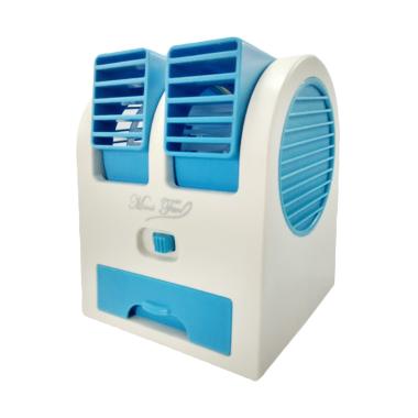 Jual Mini Fan AC Double Blower Air Control Kipas Angin 