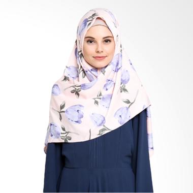 Jual Misha Syar'i Hijab Instan - Pink Purple Flowery