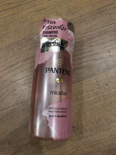 Pantene Micellar Detox & Hydrate Rose Water Extract Shampoo 300ml